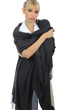 Cashmere & Silk ladies shawls adele carbon 280x100cm